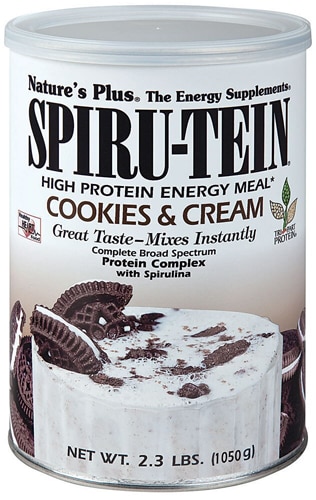 NaturesPlus Spiru-Tein High Protein Energy Meal Cookies & Cream