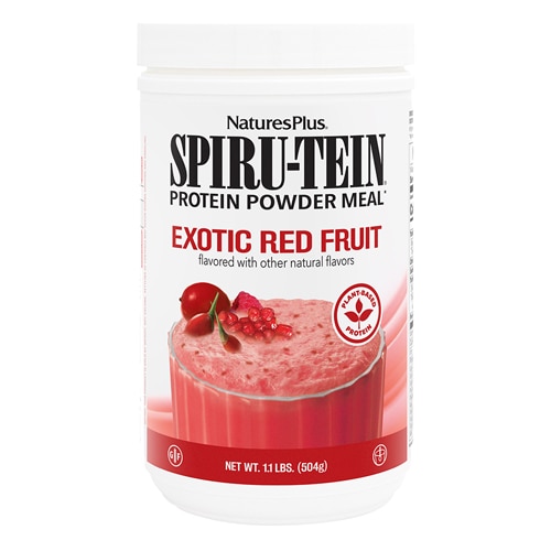 NaturesPlus Spiru-Tein High Protein Energy Meal Exotic Red Fruit