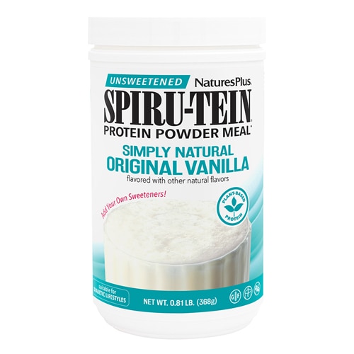 NaturesPlus Spiru-Tein High Protein Energy Meal Simply Natural Vanilla