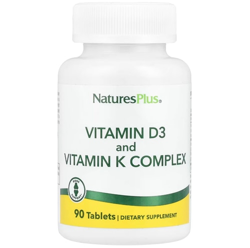 NaturesPlus Vitamin D3 and Vitamin K Complex