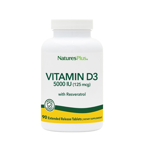 NaturesPlus Vitamin D3 with Resveratrol