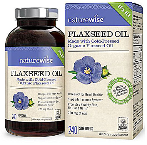 Naturewise Organic Flaxseed Oil