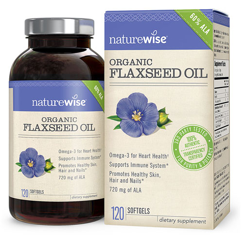 Naturewise Organic Flaxseed Oil