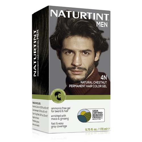 Naturtint Men's Permanent Hair Color Gel 4N Natural Chestnut