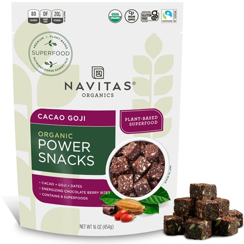 Navitas Organics Power Snacks Cacao Goji