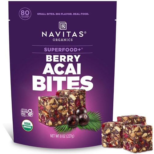 Navitas Organics Superfood+ Bites Acai Berry