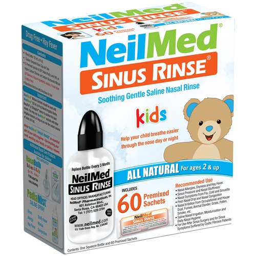 NeilMed Sinus Rinse Pediatric Kit - Includes 60 Packets