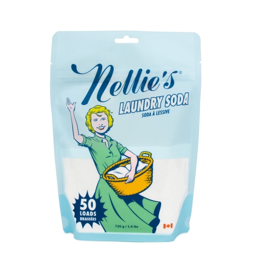 Nellie's Laundry Soda Powder Detergent Pouch Unscented