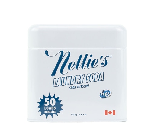 Nellie's Laundry Soda Powder Detergent Tin Unscented