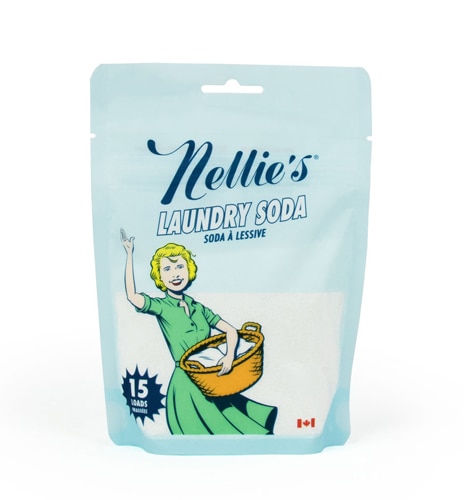 Nellie's Laundry Soda Septic Safe Powder Detergent Pouch Unscented