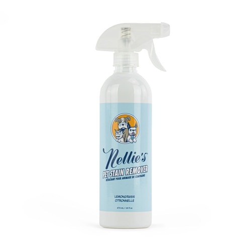 Nellie's Pet Stain Remover Spray Lemongrass Citronelle