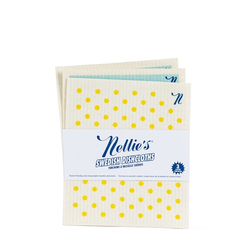 Nellie's Swedish Dishcloths Compostable Dots