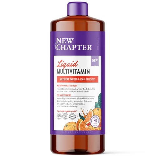 New Chapter Liquid Multivitamin Orange Mango