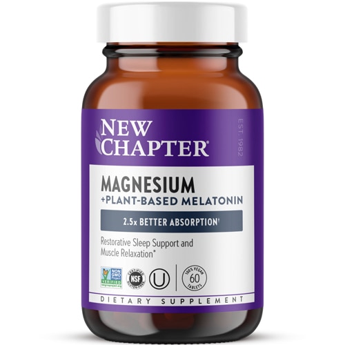 New Chapter Magnesium + Plant Based Melatonin