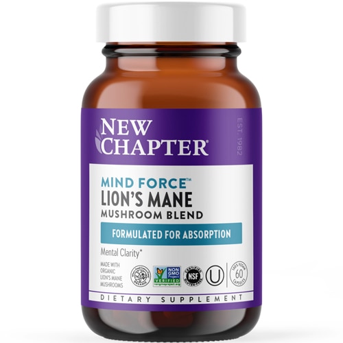 New Chapter Mind Force Lion's Mane Mushroom Blend