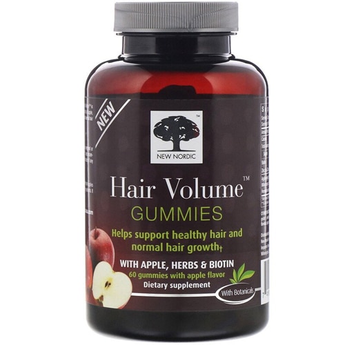 New Nordic Hair Volume Gummies Apple