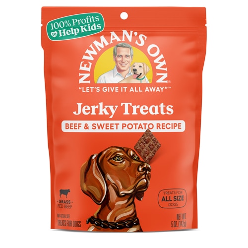 Newman's Own Jerky Treats for Dogs Beef & Sweet Potato Recipe