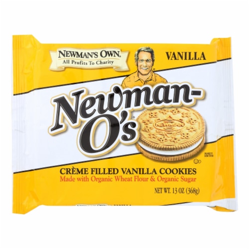 Newman's Own Newman-O's Cookies Made with Organic Wheat Flour & Organic Sugar Creme Filled Vanilla