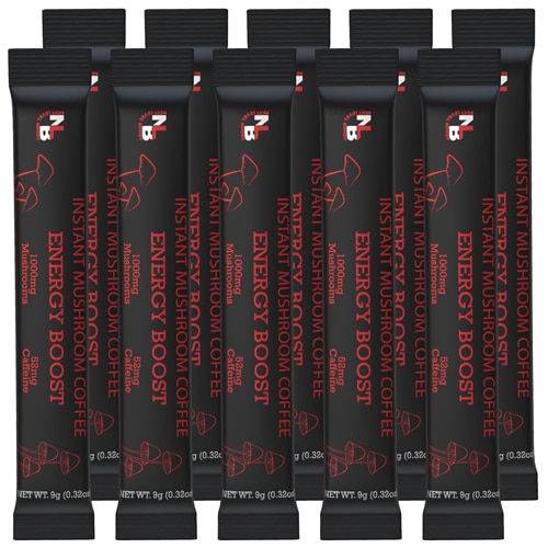 Next Level Boost Energy Boost Mushroom Coffee Stick Packs