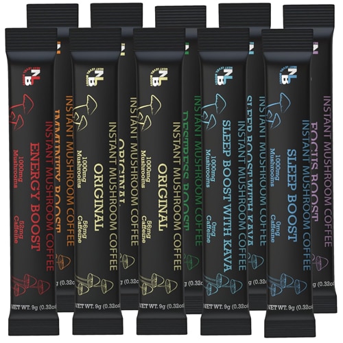Next Level Boost Variety Mushroom Coffee Stick Packs