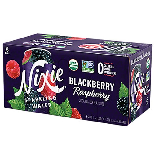 Nixie Organic Sparkling Water Blackberry Raspberry
