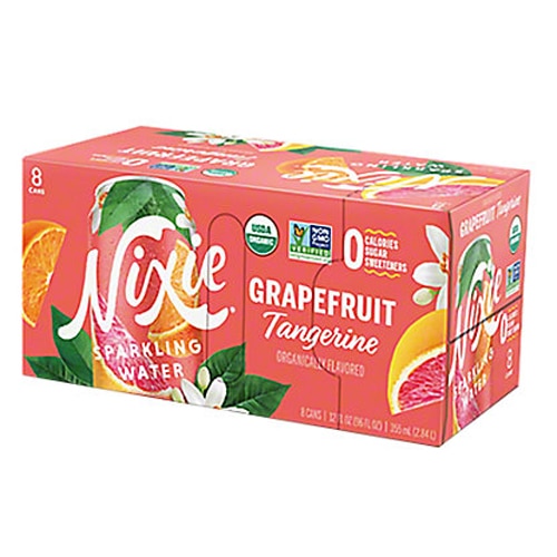 Nixie Organic Sparkling Water Grapefruit Tangerine