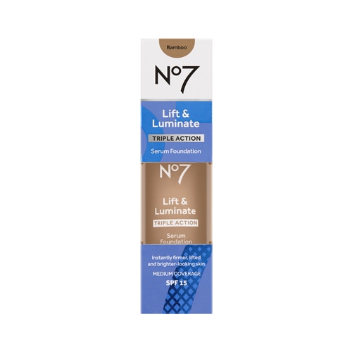 No7 Lift & Luminate Triple Action Serum Foundation SPF 15 - Bamboo