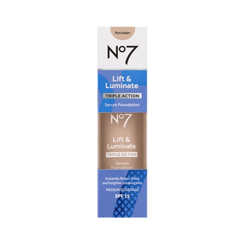 No7 Lift & Luminate Triple Action Serum Foundation SPF 15 - Porcelain