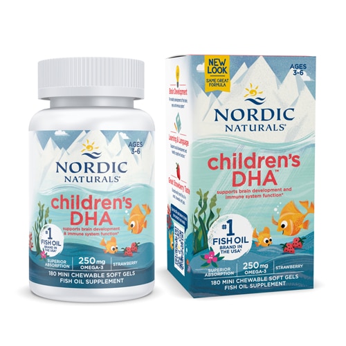 Nordic Naturals Children's DHA Fish Oil Strawberry