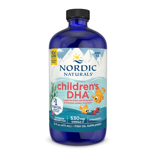 Nordic Naturals Children's DHA Fish Oil Strawberry