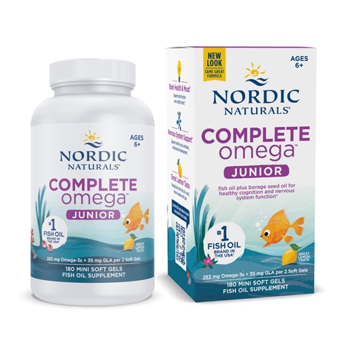 Nordic Naturals Complete Omega Junior Lemon