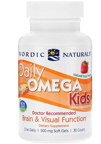 Nordic Naturals Daily Omega Kids Strawberry