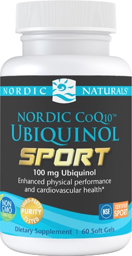 Nordic Naturals Nordic CoQ10 Ubiquinol Sport - NSF Certified for Sport