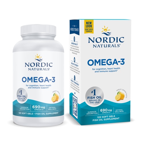 Nordic Naturals Omega-3 Lemon