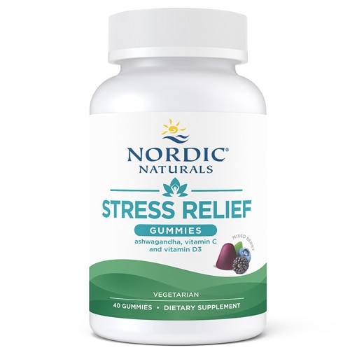 Nordic Naturals Stress Relief Gummies Mixed Berry