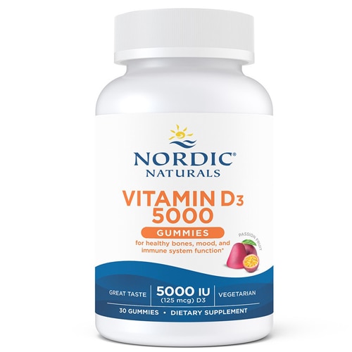 Nordic Naturals Vitamin D3 Gummies Passion Fruit