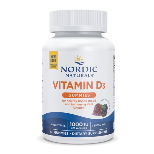 Nordic Naturals Vitamin D3 Gummies Wild Berry