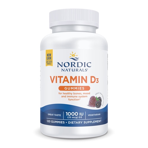 Nordic Naturals Vitamin D3 Gummies Wild Berry