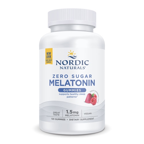 Nordic Naturals Zero Sugar Melatonin Gummies Raspberry