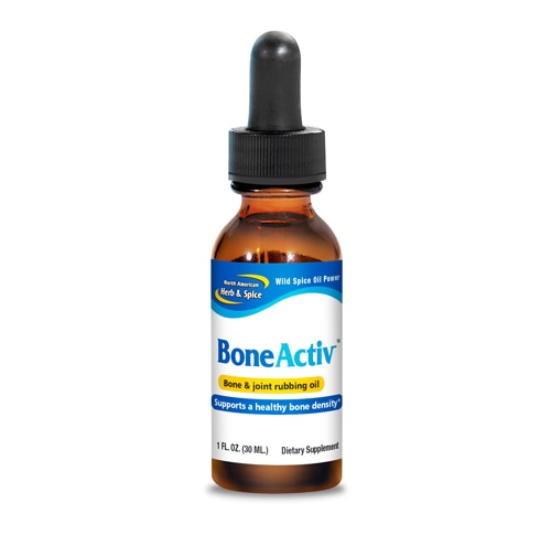 North American Herb & Spice BoneActiv Rubbing Oil - Bone & Joint Rubbing Oil - Supports Healthy Bones