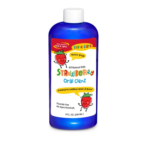 North American Herb & Spice Kid-E-Kare Oral Clenz Fluoride Free Strawberry