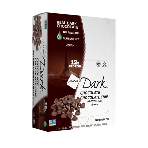 NuGo Nutrition NuGo Dark Bars Gluten Free Chocolate Chocolate Chip