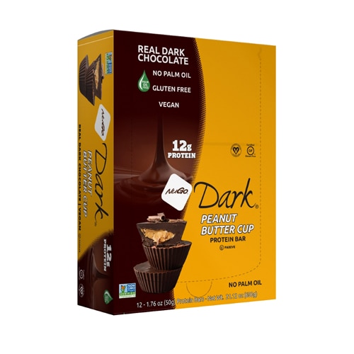 NuGo Nutrition NuGo Dark Bars Gluten Free Peanut Butter Cup