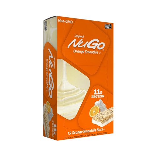 NuGo Nutrition Protein Bars Orange Smoothie