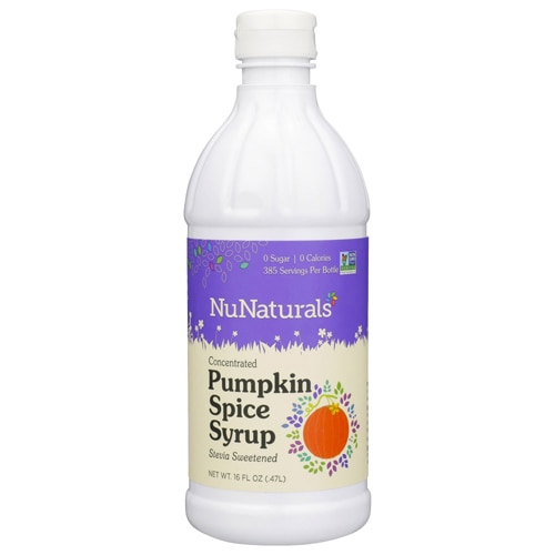 NuNaturals Non-GMO NuStevia Syrup Pumpkin Spice