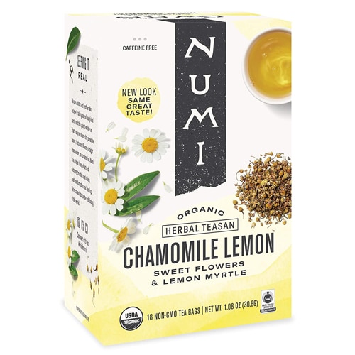 Numi Tea Chamomile Lemon Tea Caffeine Free