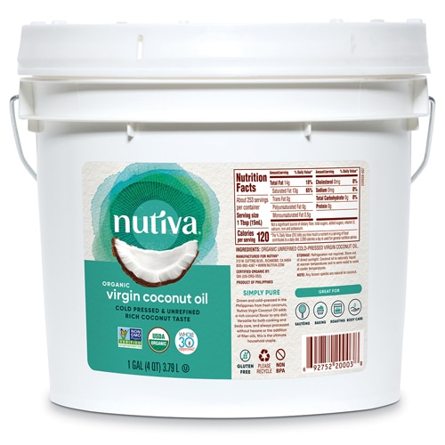 Nutiva Organic Virgin Coconut Oil