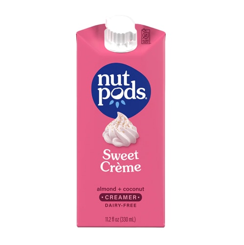 Nutpods Dairy-Free Creamer Cane Sugar Sweetened Sweet Crème