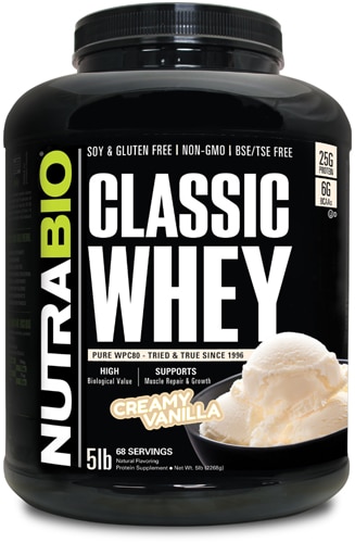 NutraBio Classic Whey Protein Creamy Vanilla