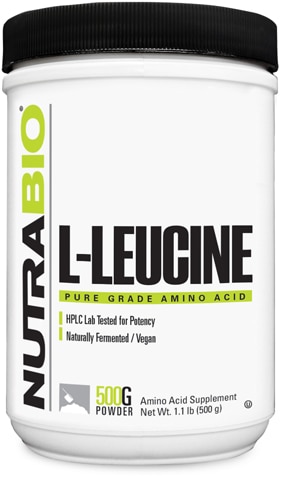 NutraBio L-Leucine Powder